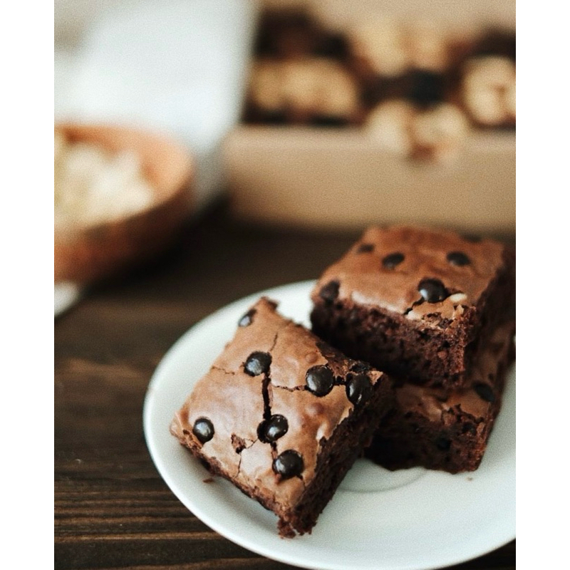 

ChocoChip Hazelnut Gluten Free Brownies