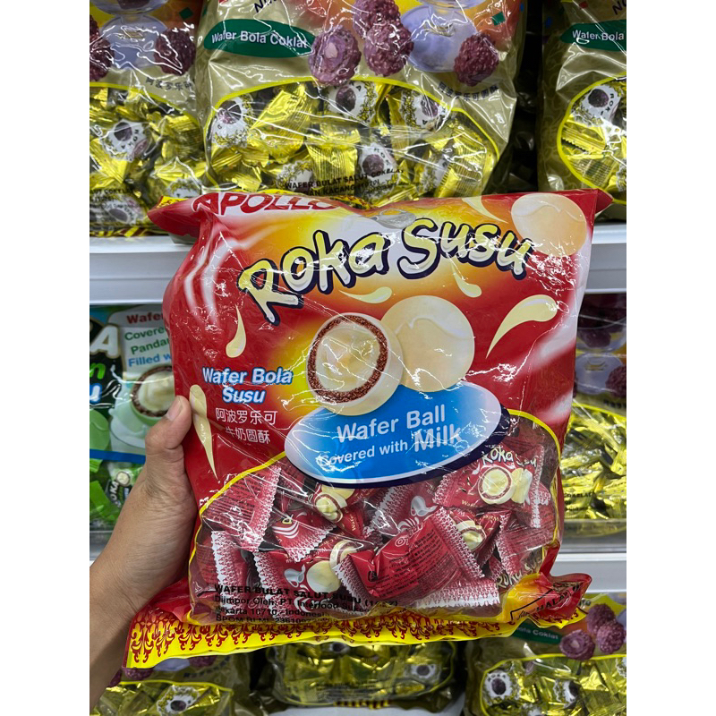 

Apollo Roka Susu isi 50 pcs | Jajan Lebaran | Roka | Kue Lebaran