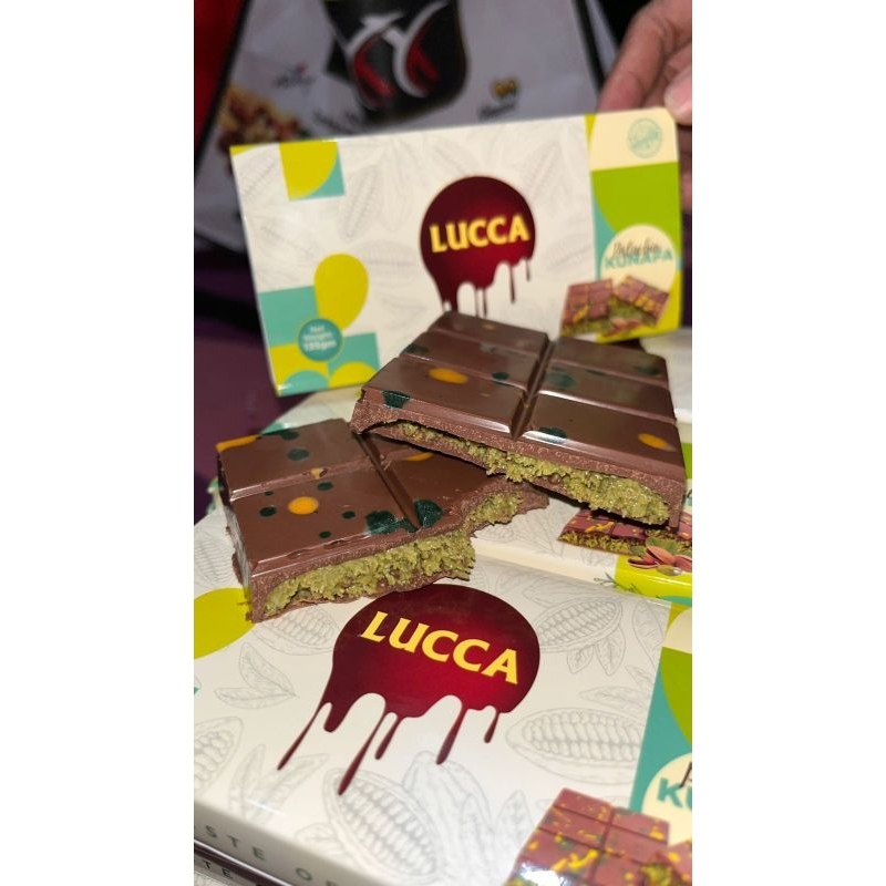 

ready di Indonesia Lucca coklat Dubai viral asli dari emirat Dubai 135gram