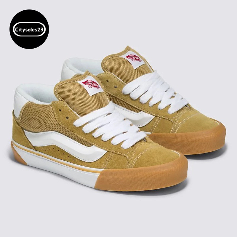 Vans Knu Skool Mid Khaki/Gum