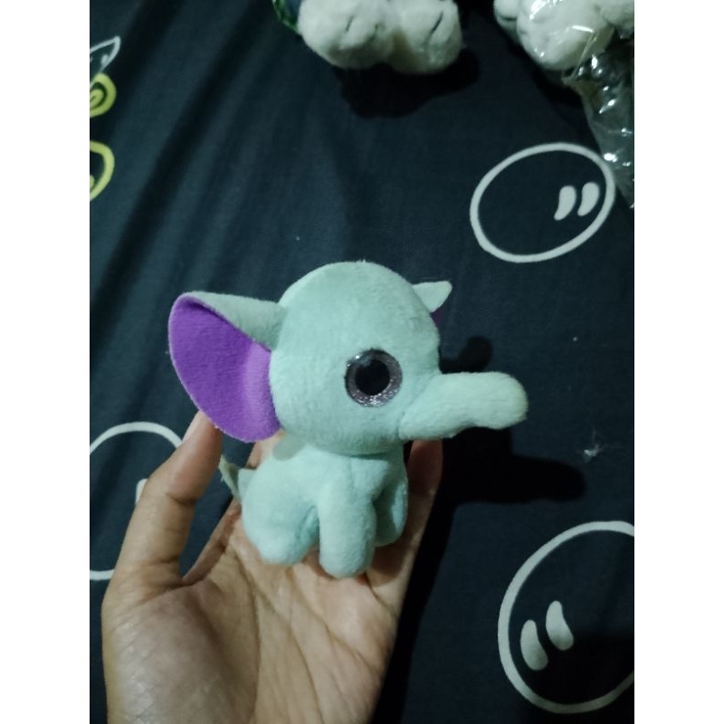 Boneka pre❤️❤️ boneka upil , boneka mata Glitter , Gajah brand TY , mabel