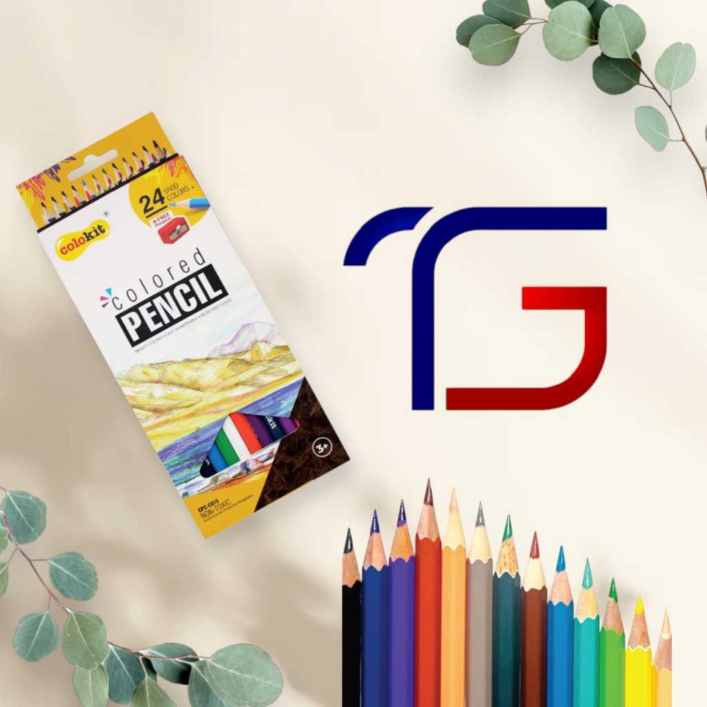 

Flexoffice Pensil Warna Colokit 24 Warna Panjang CPC-C015 Warna Terang