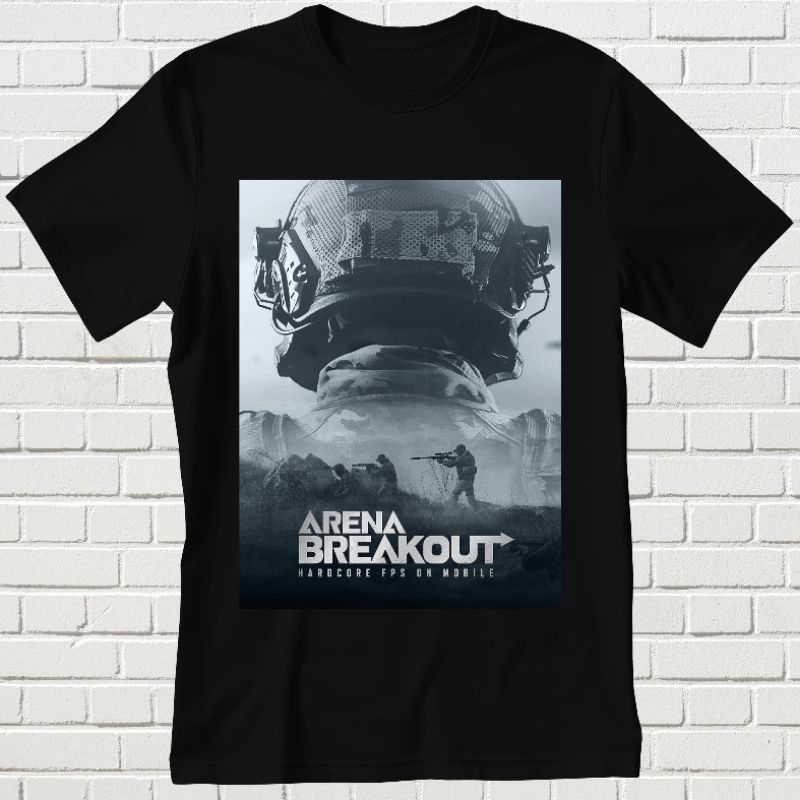 BAJU KAOS DEWASA GAME ARENA BREAKOUT UNISEX TSHIRT || BAJU KAOS || KAOS || KAOS DISTRO || KAOS GAME