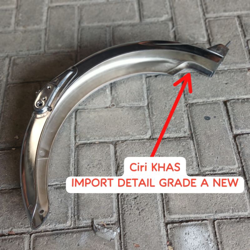 SLEBOR CB125 PRES NEW IMPORT DETAIL ORI SPAKBOR BELAKANG CB GL 100 universal