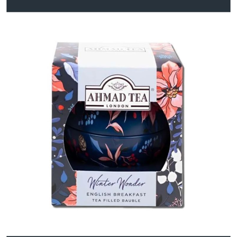 

ahmad tea winter bauble caddy (earl grey/english breakfast)