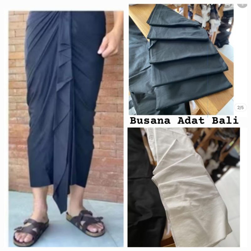 Kamen katun polos lembaran/kamen polos pria wanita hitam putih, bahan katun..