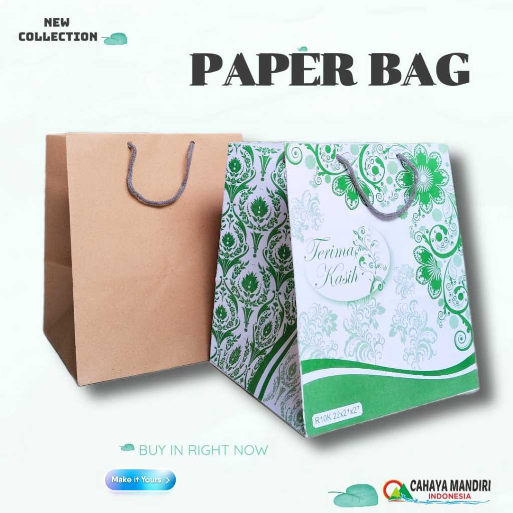 

PAPERBAG R10K(Size 22×21×27) PAPERBAG MURAH, TAS HAJATAN DAN SOVENIR BINGKISAN