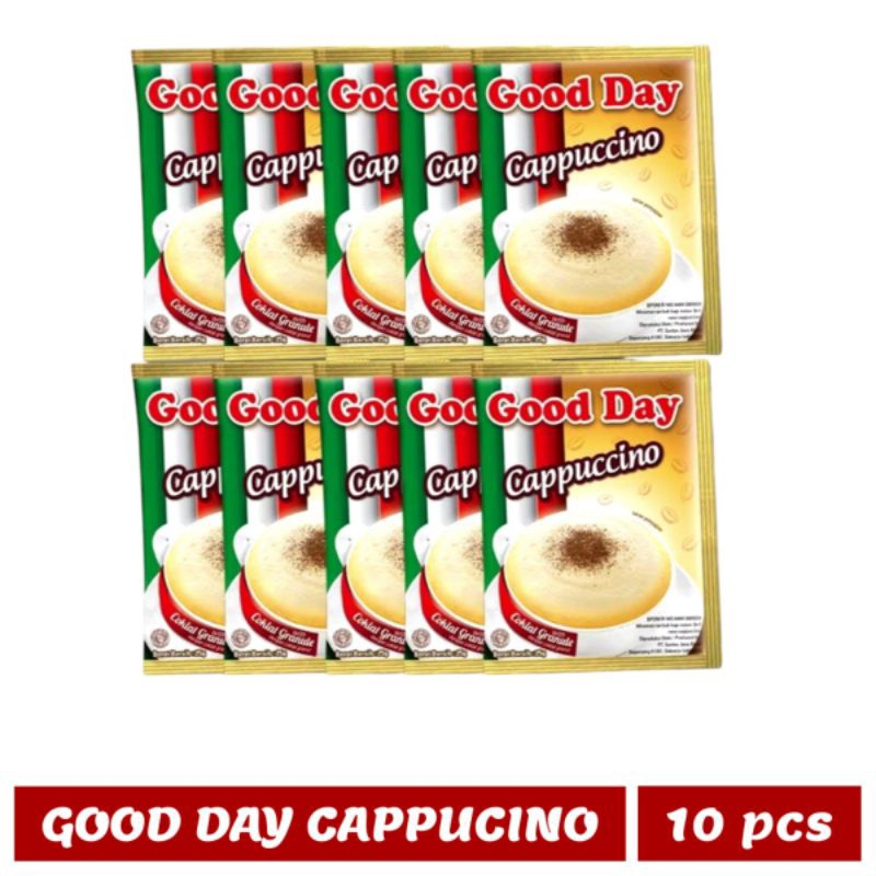 

GOOD DAY CAPUCINO 25gr (ISI 10 pcs)