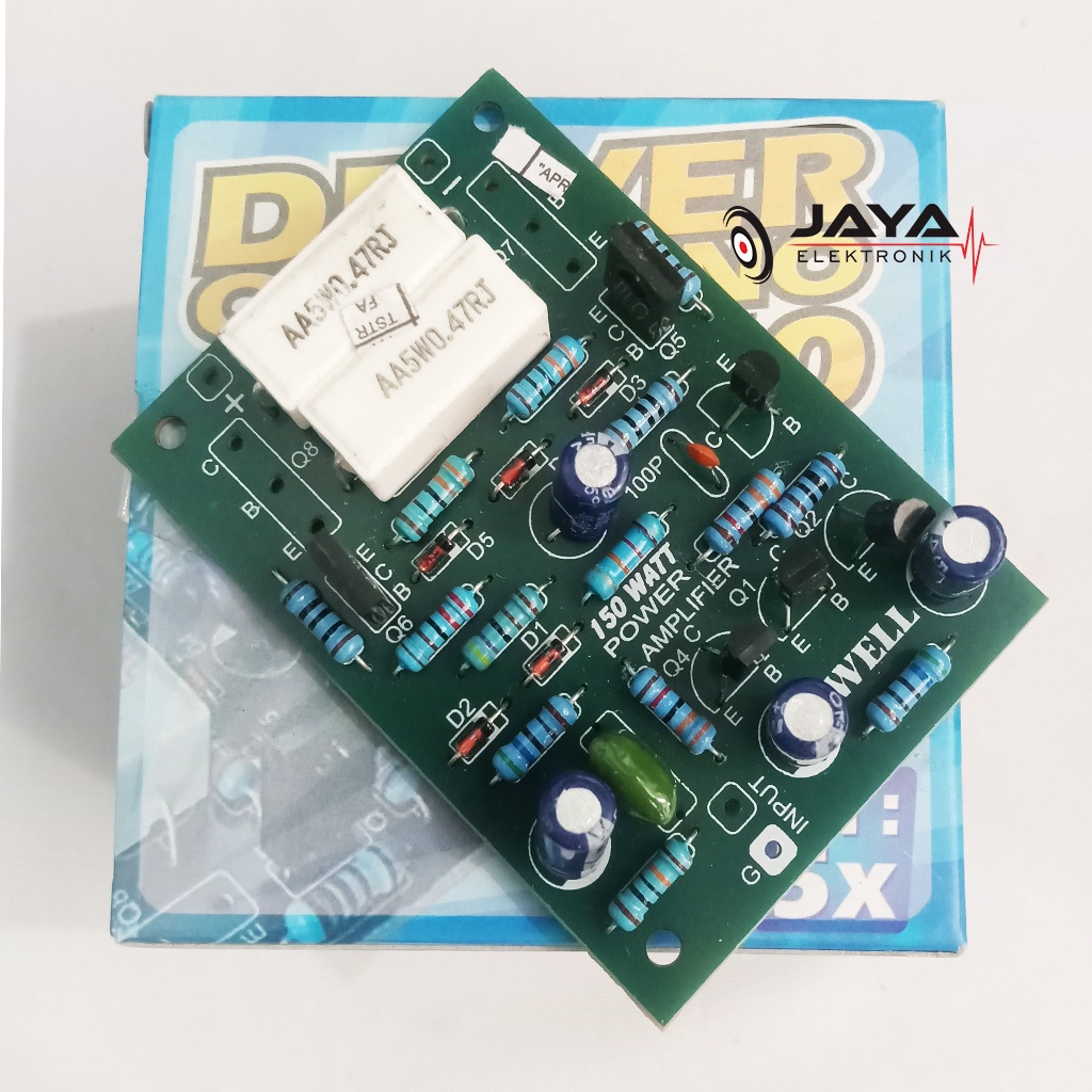 Kit Driver OCL Mono 150 Watt Amplifier WELL