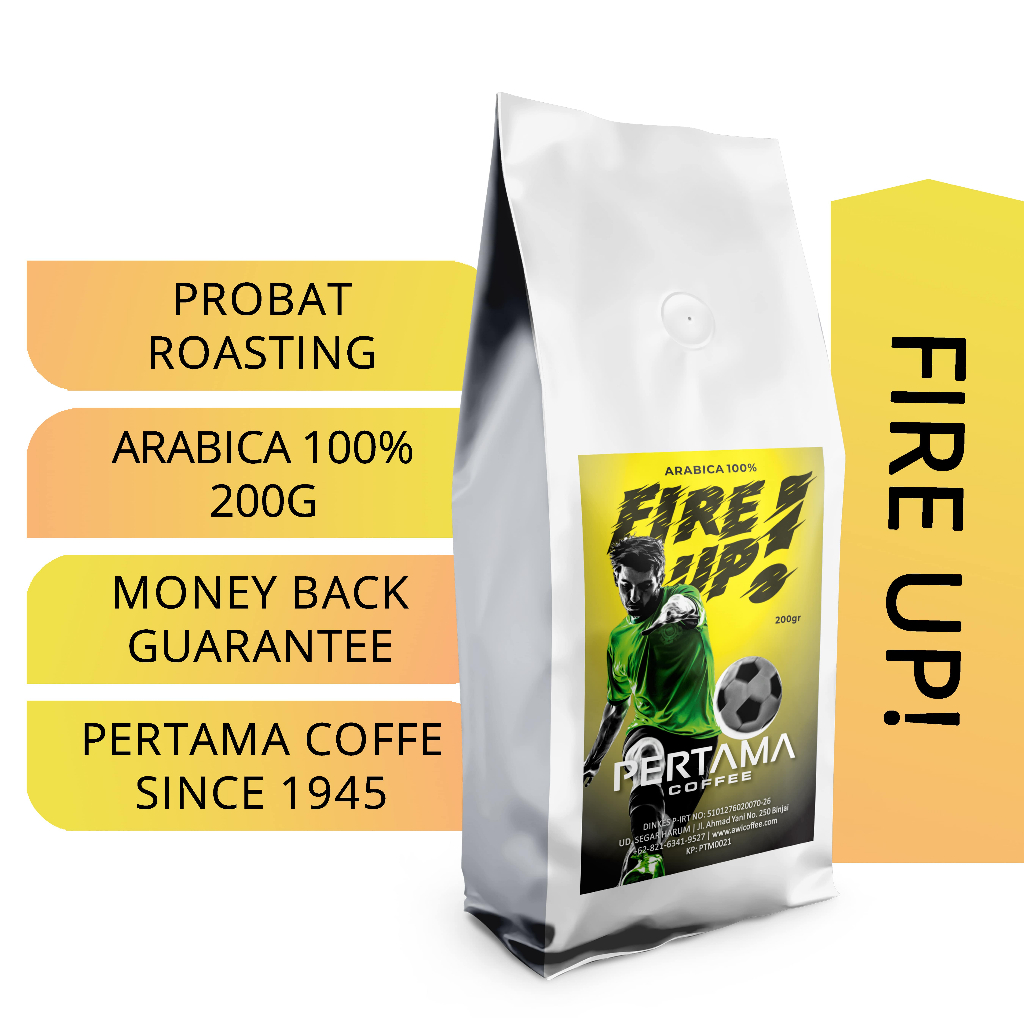 

Pertama Coffee | Kopi Fire Up 200GR