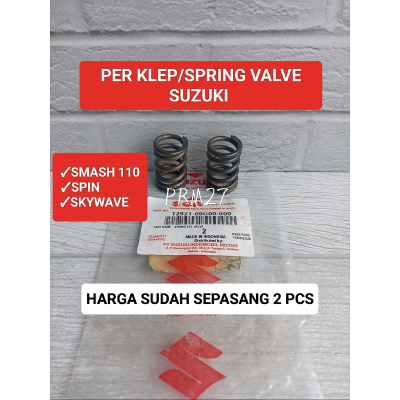Per klep/spring valve Suzuki smash lama 110/spin/skywave/skydive