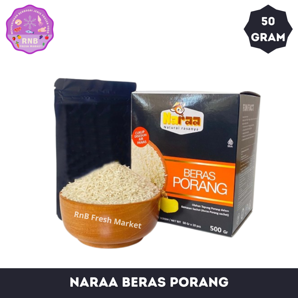 

Naraa Beras Porang Netto 50 Gram