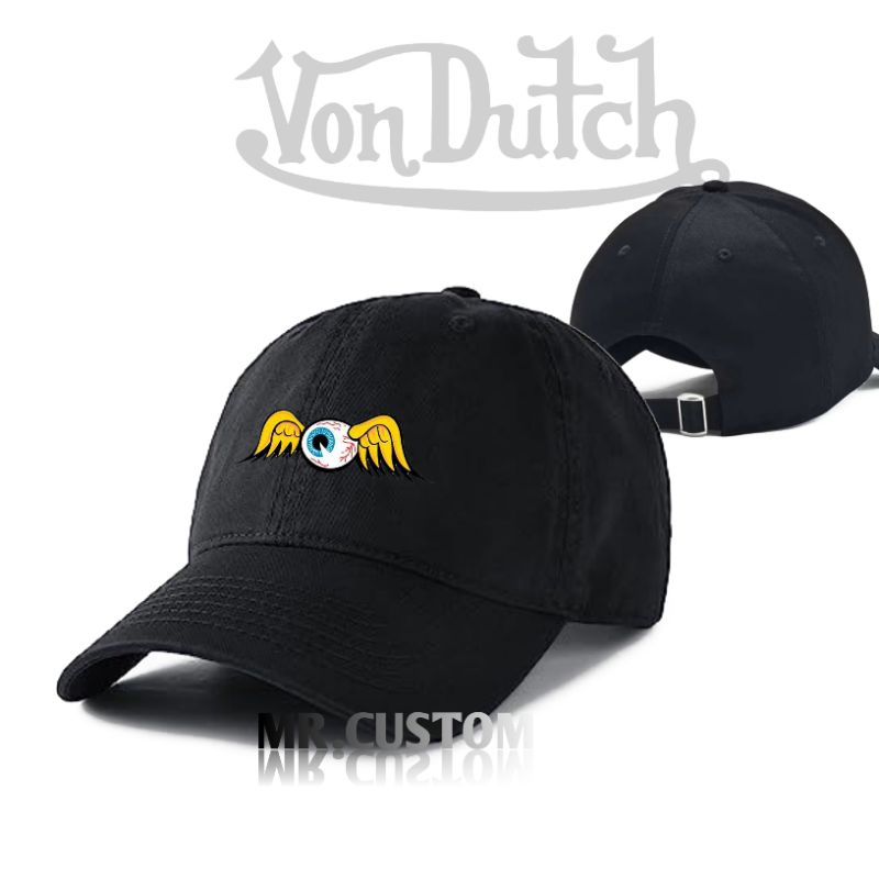 Topi Baseball Premium Von /Topi Bisbol Casual Dutch Pria Wanita Dewasa