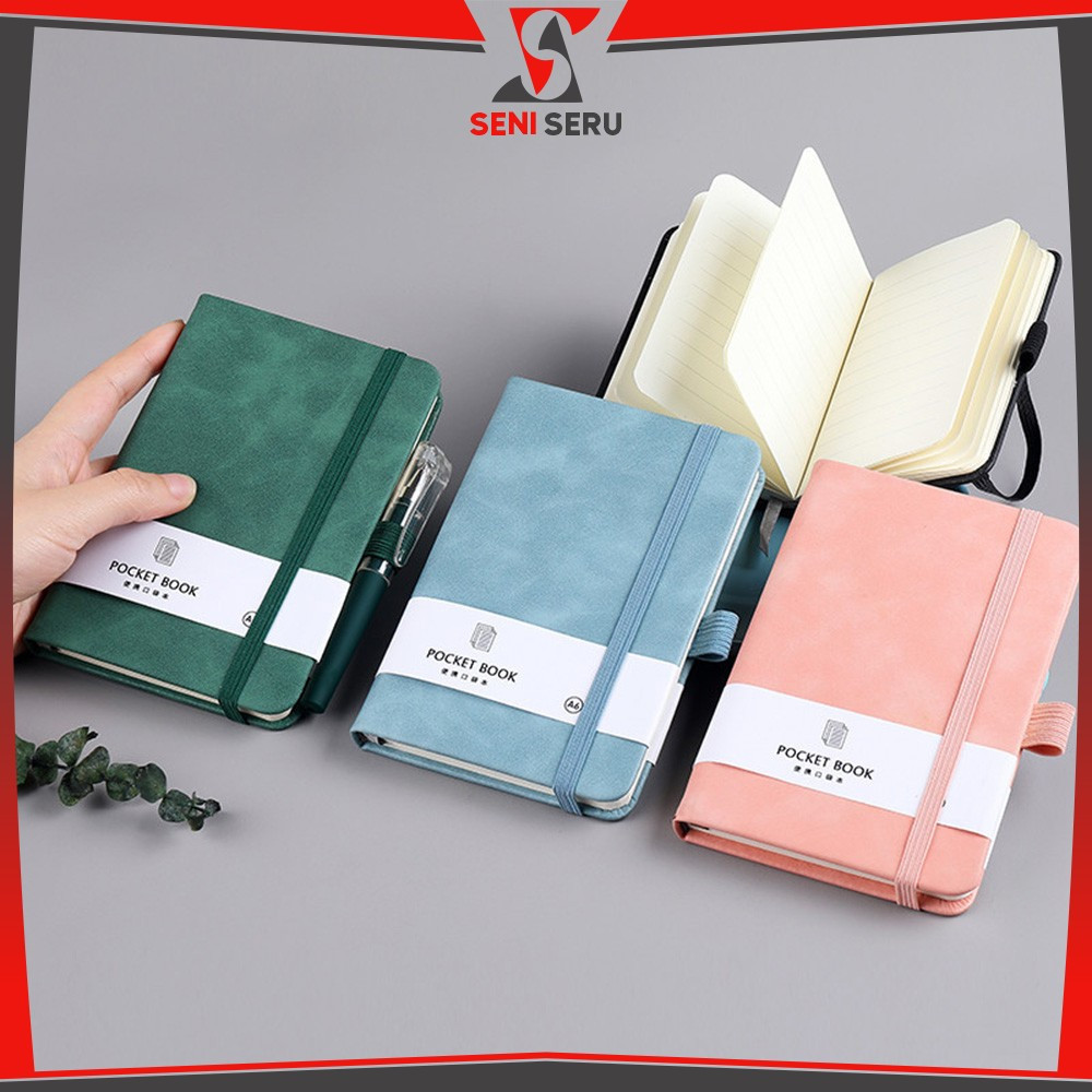 

Buku Catatan Kecil Notebook A6 Portable Mini Pocket Book / Aesthetic Daily Book Buku Tulis Agenda Tali / Notebook Aesthetic Book Seni Seru A92