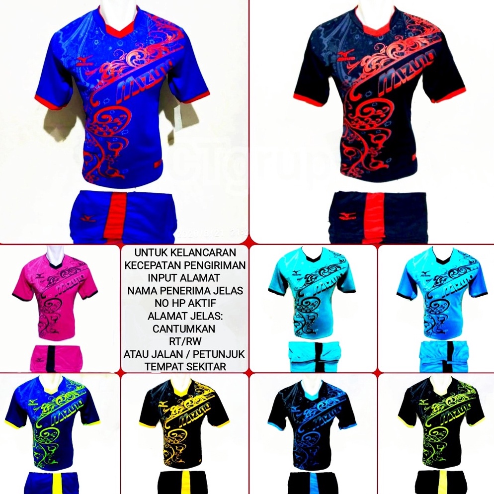 KODE C86X BAJU KAOS SETELAN CELANA VOLLY VOLI