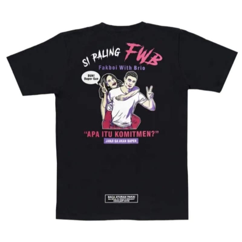 KAOS PRIA DISTRO ORIGINAL 100% II SIPALING FWB // KAOS TSHIRT