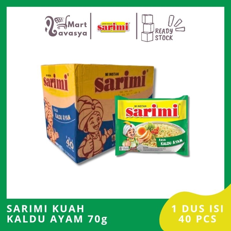 

SARIMI KUAH KALDU AYAM 70g - 1 DUS ISI 40 PCS - KOTA BANDUNG - LAVASYA MART