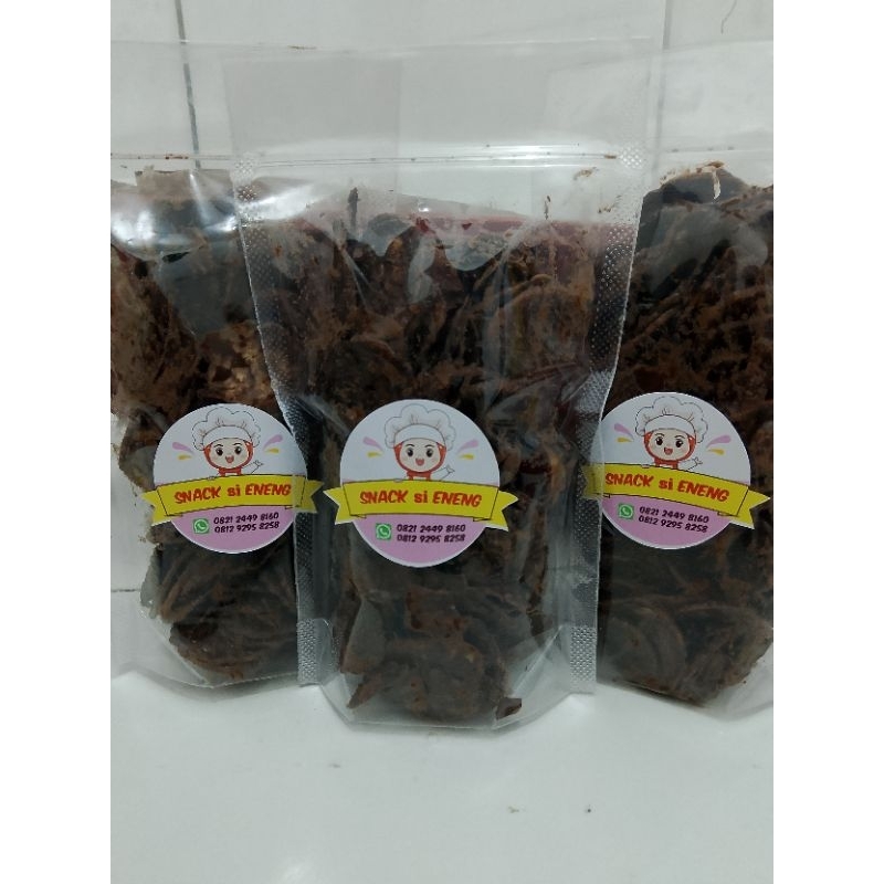 

keripik pisang coklat lumer