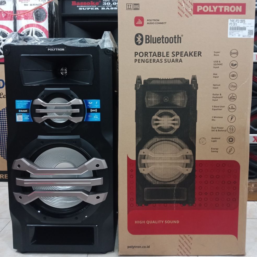 POLYTRON PORTABLE SPEAKER PTS 12KF15
