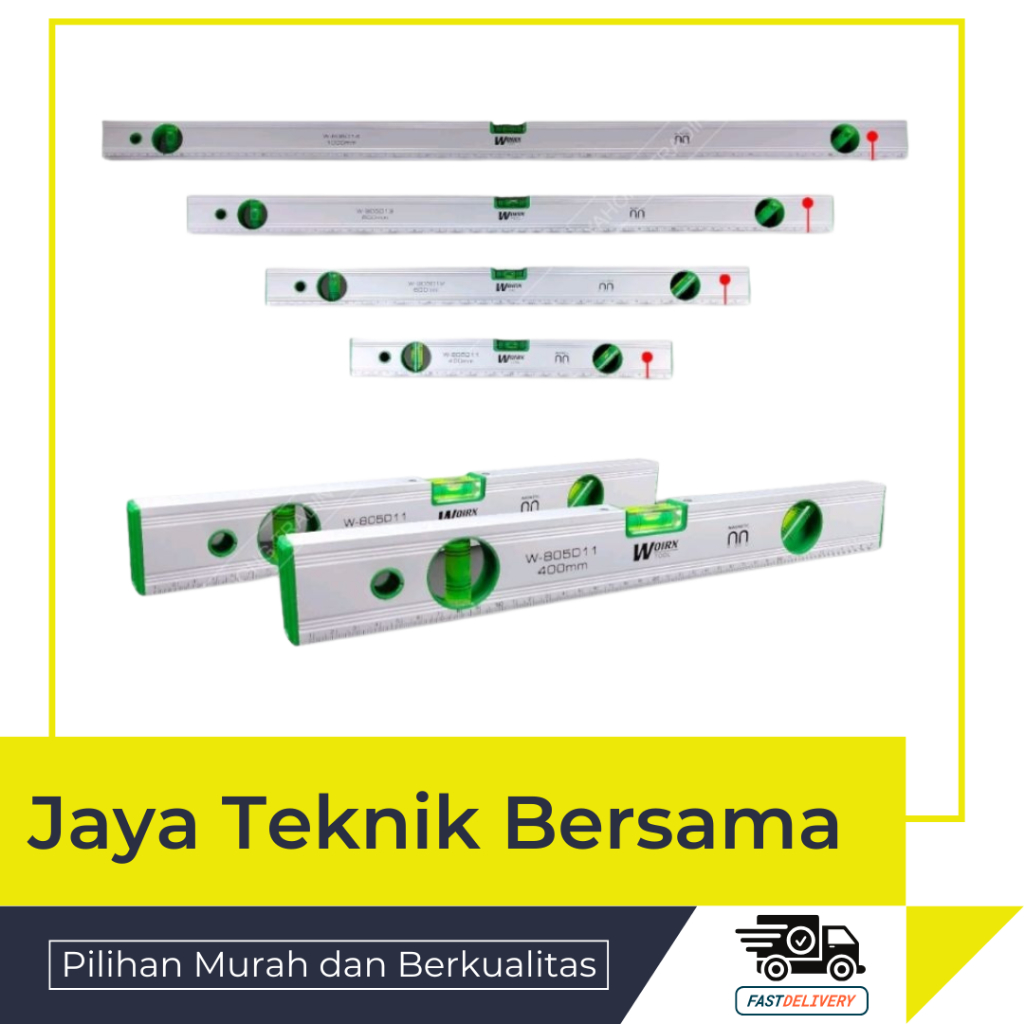 woirx 100CM Waterpass Aluminium Magnetik