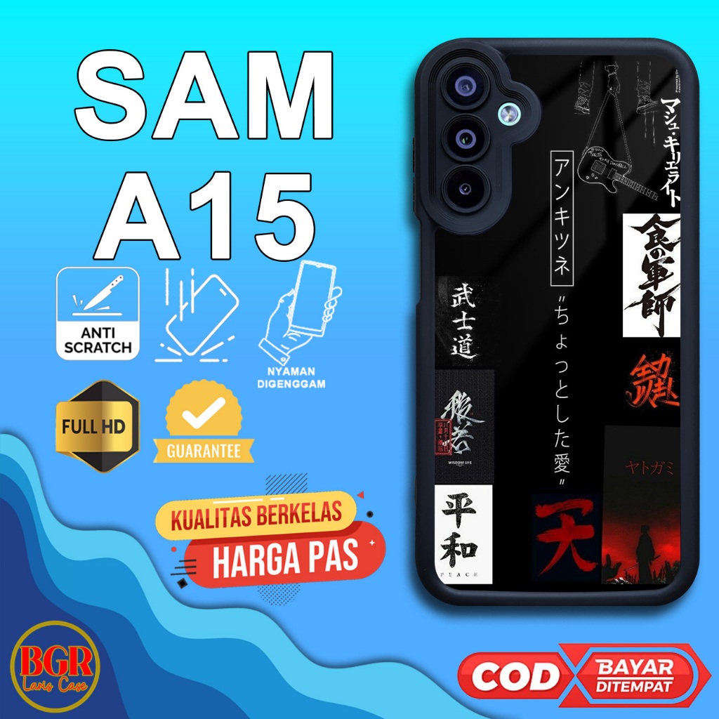 Case Samsung A15 Casing Hp Samsung A15 [ ART ] Hardcase Softcase Premium Glossy Case Hp