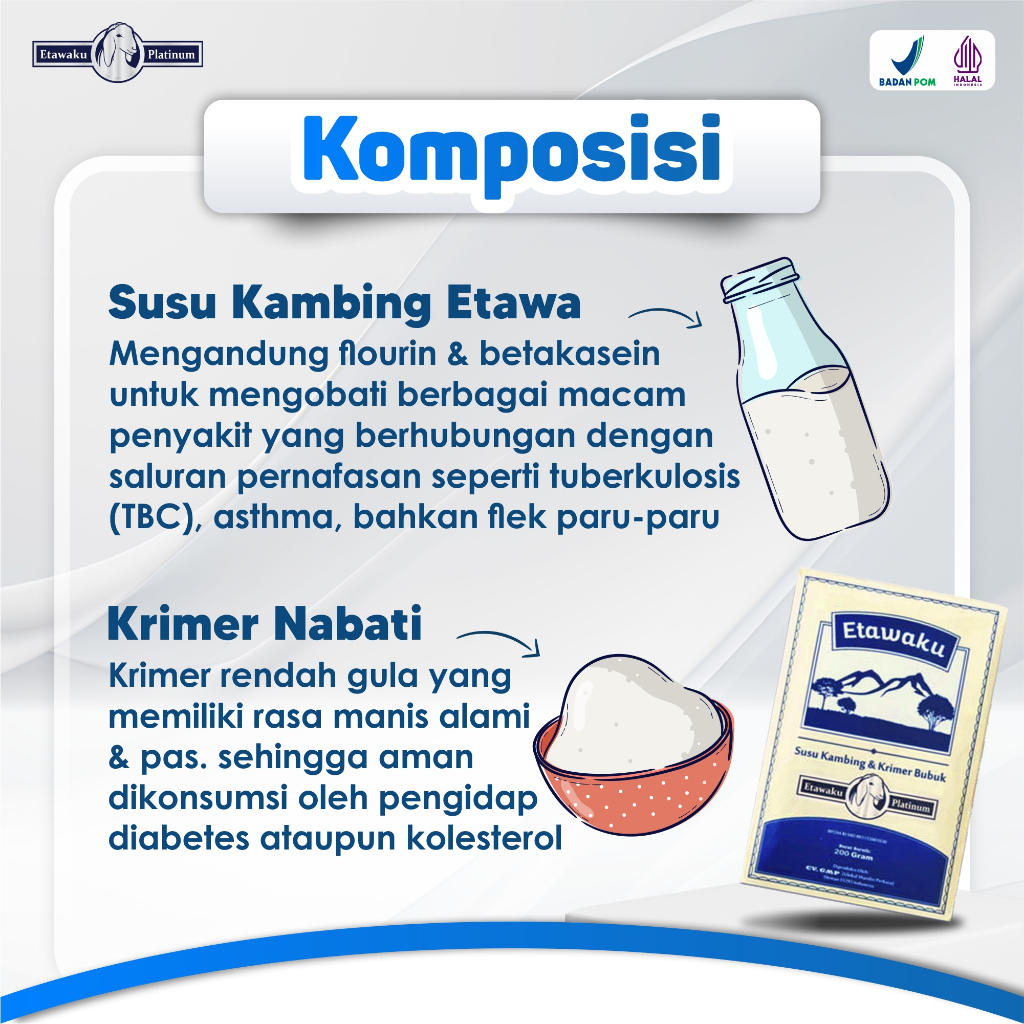 

[PROMO] Paket Bundling 2 Box Etawaku Platinum Less Sugar + Etawaku Platinum 1 Box - Sembuhkan