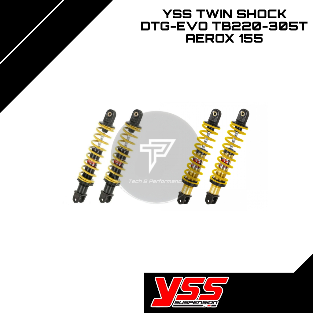 YSS Twin Shock DTG-EVO TB220-305T Aerox 155