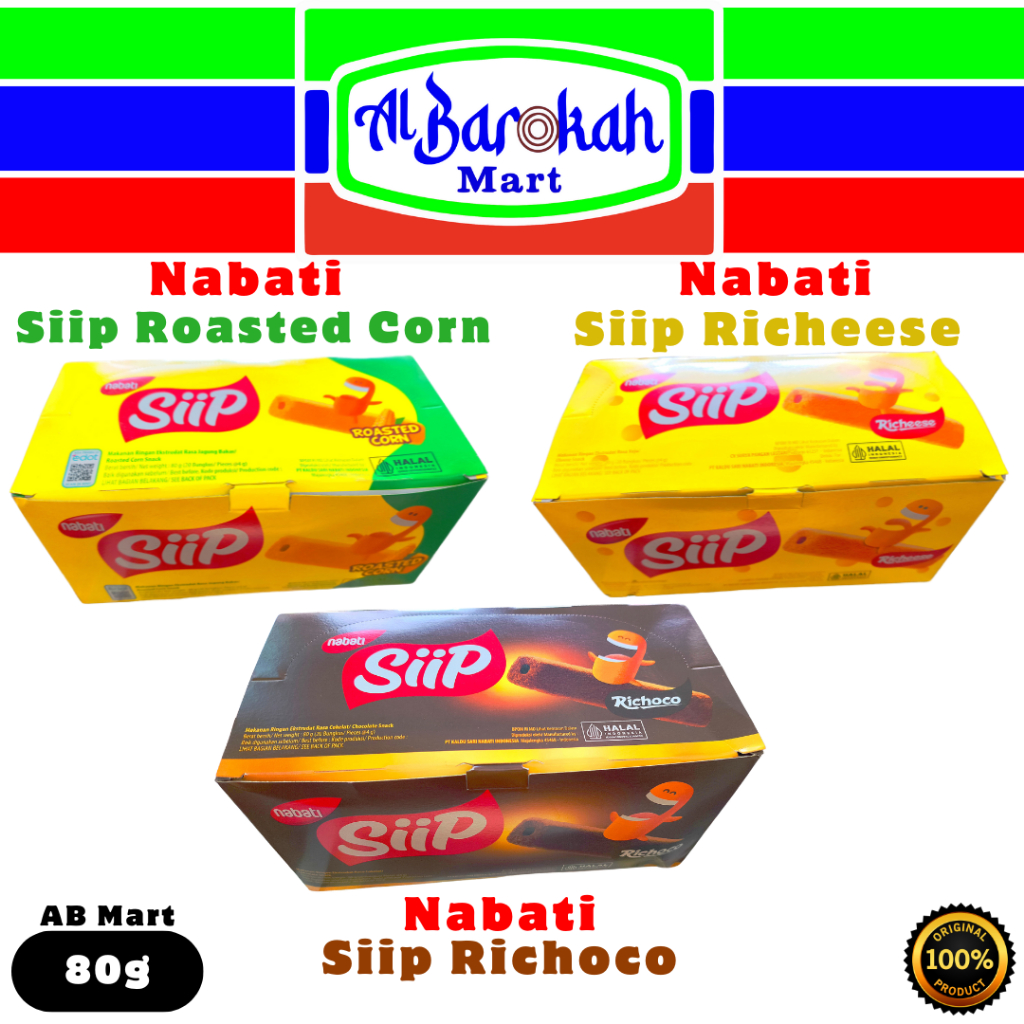 

Nabati Siip Richoco 80g | Nabati Siip Richeese 80g | Nabati Siip Richoco 80g