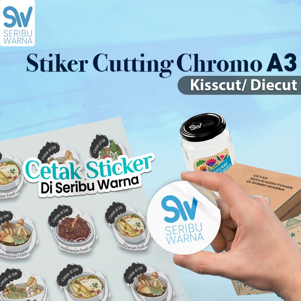 

Cetak Sticker Label // Chromo // Vinyl - Sticker Chromo