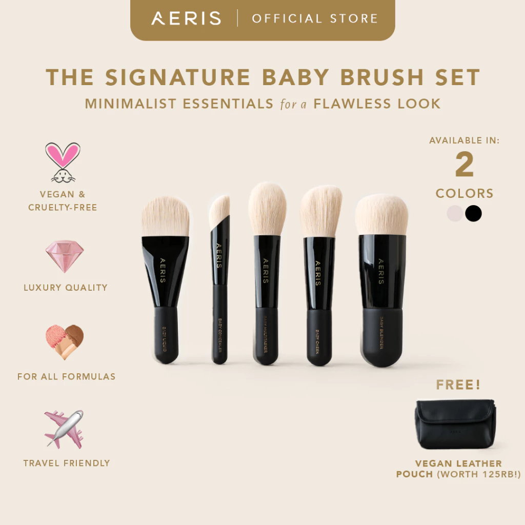 Aeris Beauté The Signature Baby Brush Set Aeris Beauty The Signature Baby Brush Set Aeris Beauté Bab