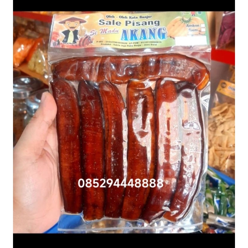 

sale pisang basah ambon dan siem