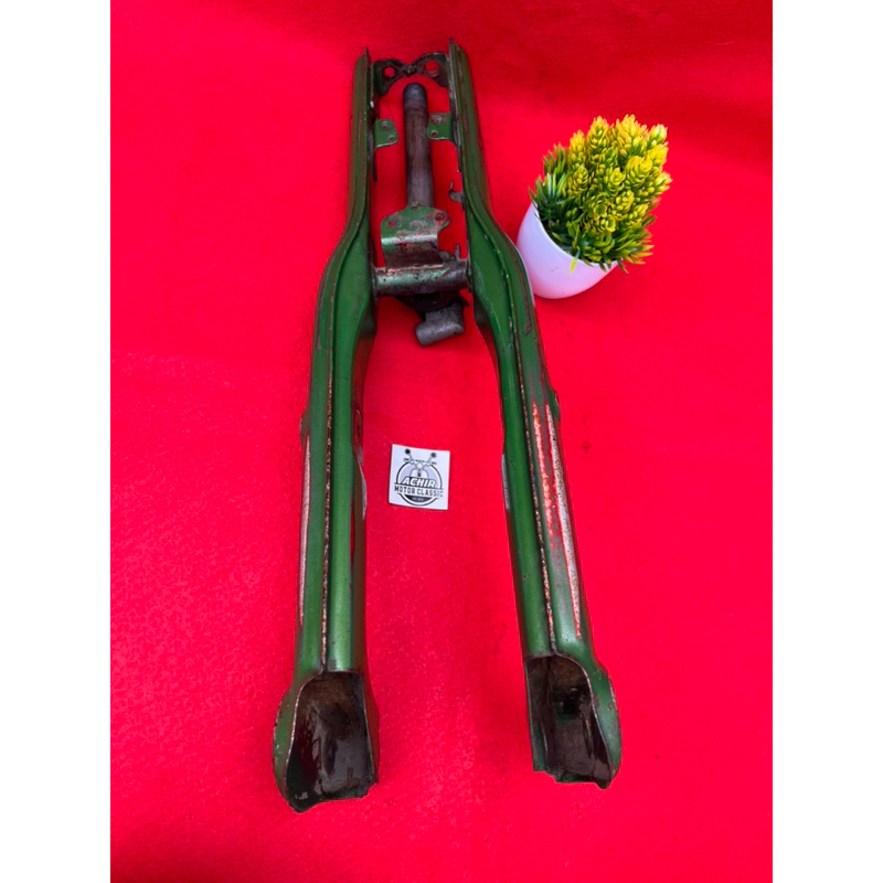 fork shock shockbreaker depan yamaha v75 v80 v 75 v 80 original hijau