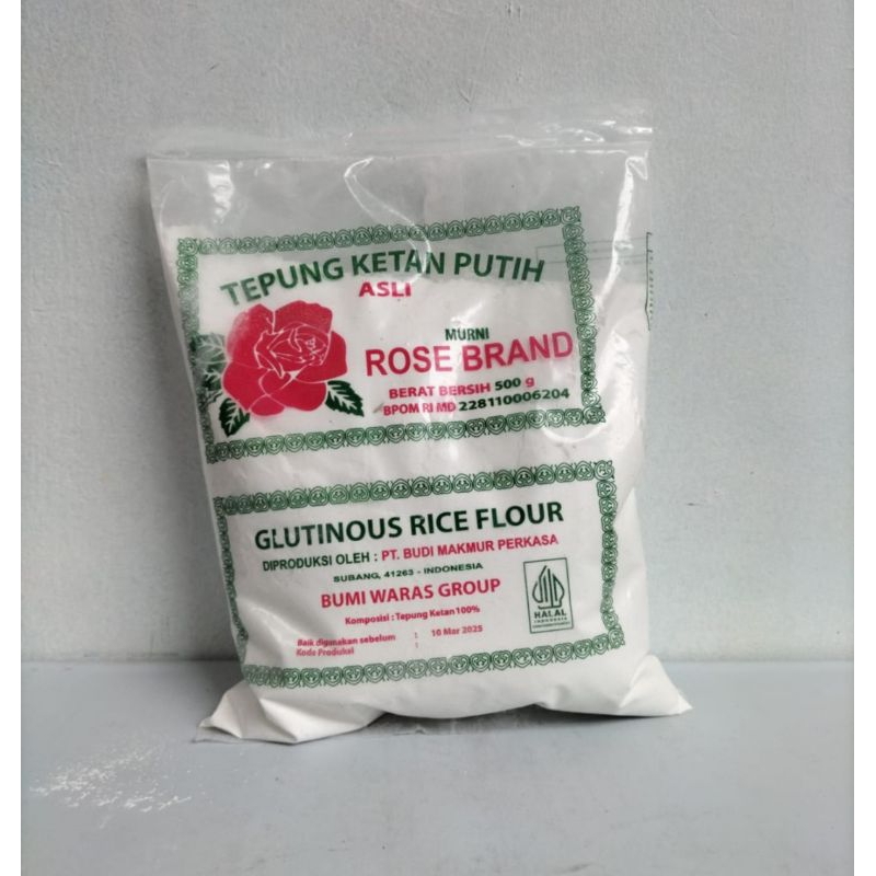 

Tepung Ketan Putih Rose Brand