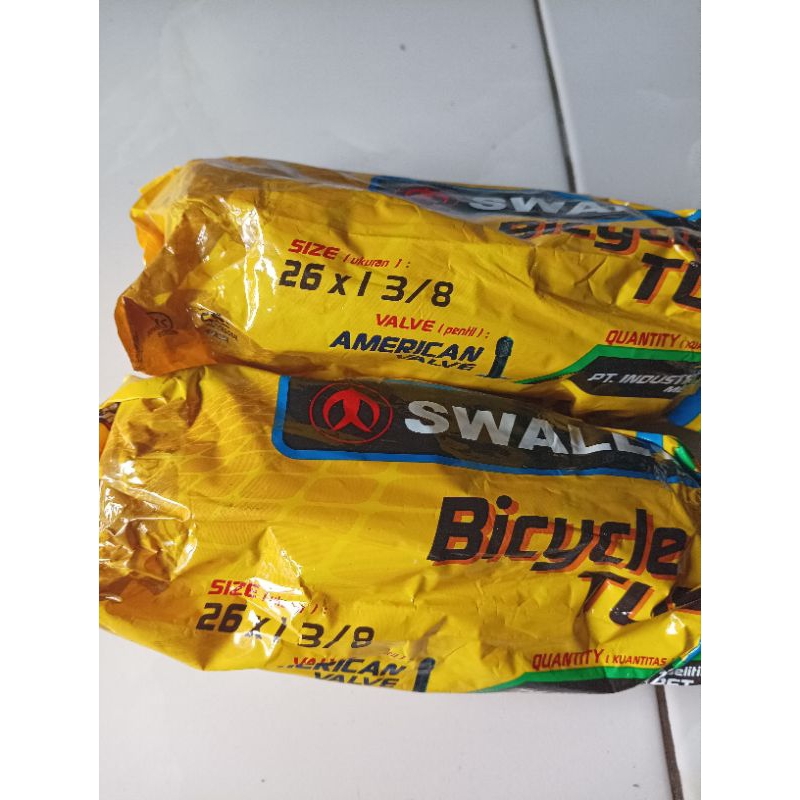 Ban dalam sepeda (swallow),ukuran 26X1 3/8
