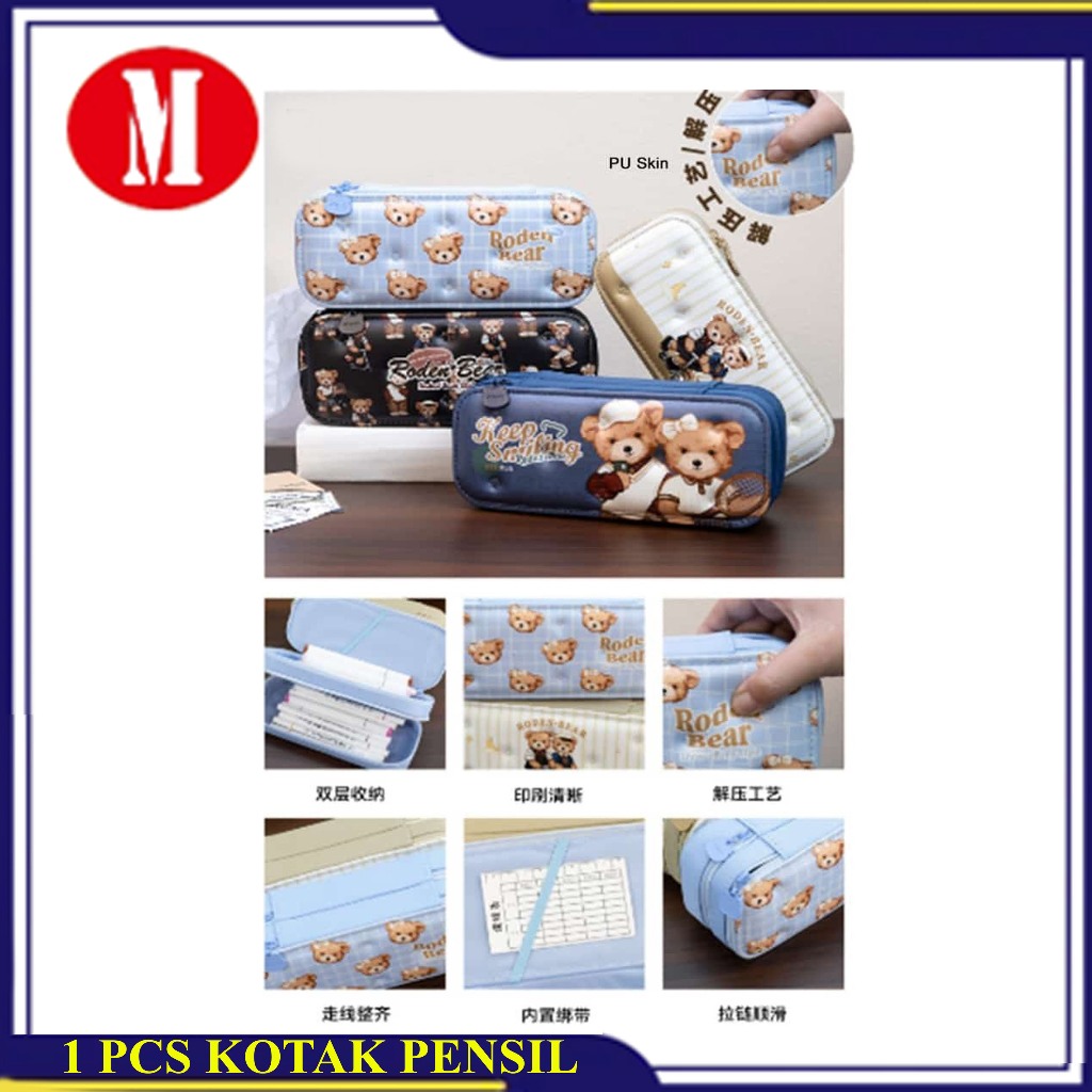 

Kotak Pensil Rod Bear