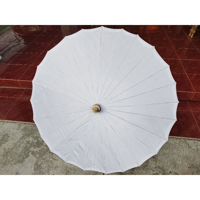 Payung Polos Putih Diameter 100 cm – Payung Dekorasi - Payung Prewedding