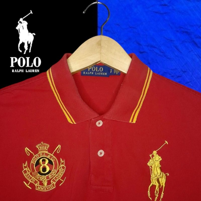 POLO RALPH LAUREN KAOS KERAH PRIA,ATASAN PRIA BERKERAH
