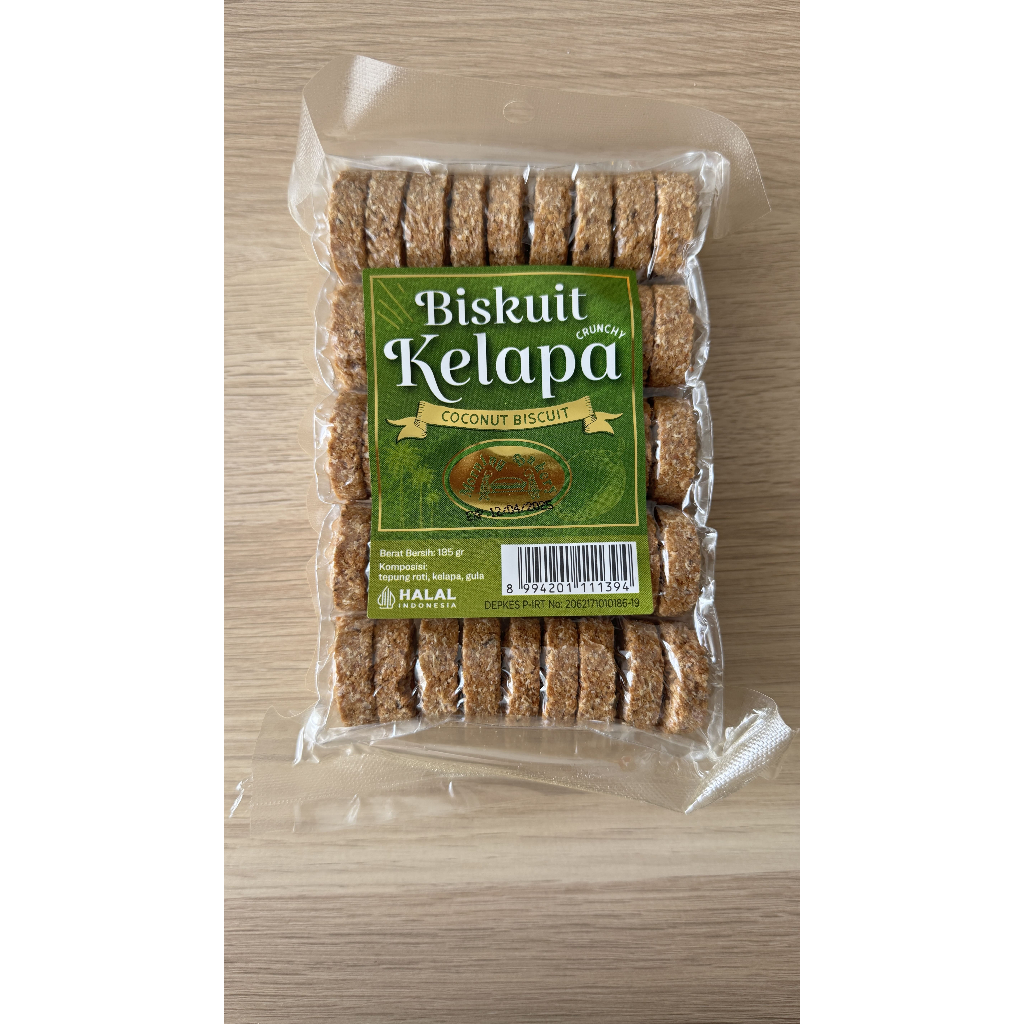 

Biskuit Kelapa Morning Bakery 185gr, Coconut Biscuit Crunchy, Halal Indonesia, Enak Banget