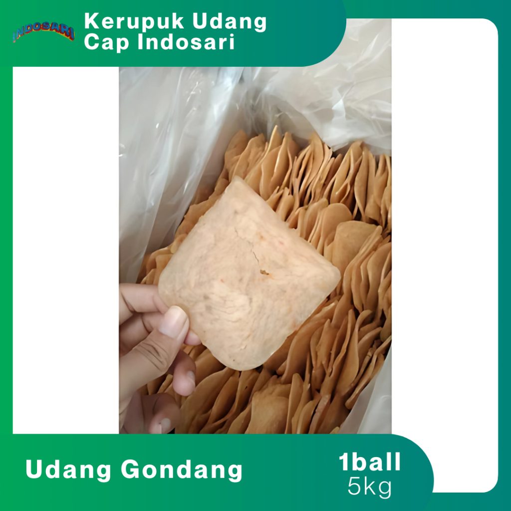 

kerupuk udang gondang 1 dus isi 5kg