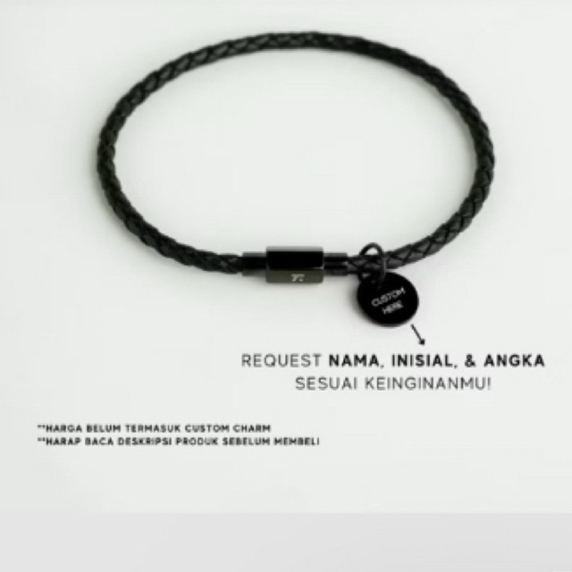 Kuze Original Gelang/Kalung Pria Harga Belum Termasuk Custom Charm