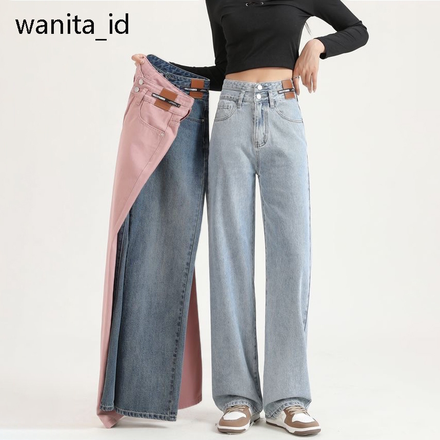 【wanita_id】celana jeans jumbo wanita celana jeans panjang wanita hw celana korea celana straight pan