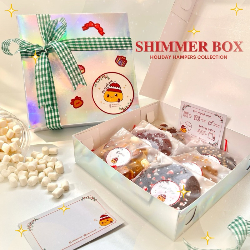 

CHRISTMAS HAMPERS NATAL soft cookies bellycious premium SHINMER BOX