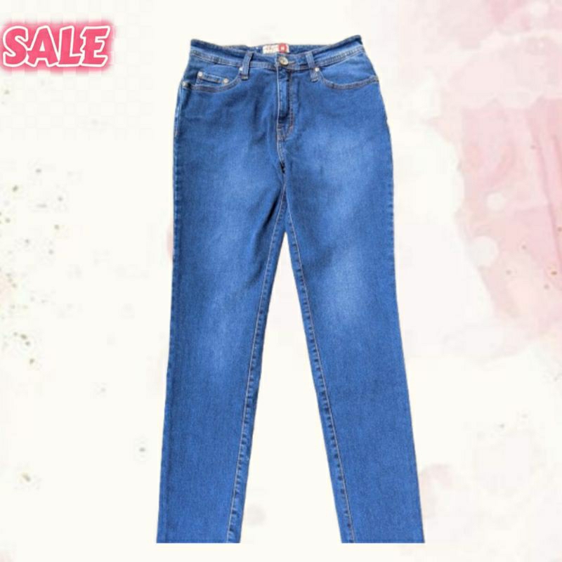 Request Jeans Blue Navy | celana jeans wanita #refashionshop