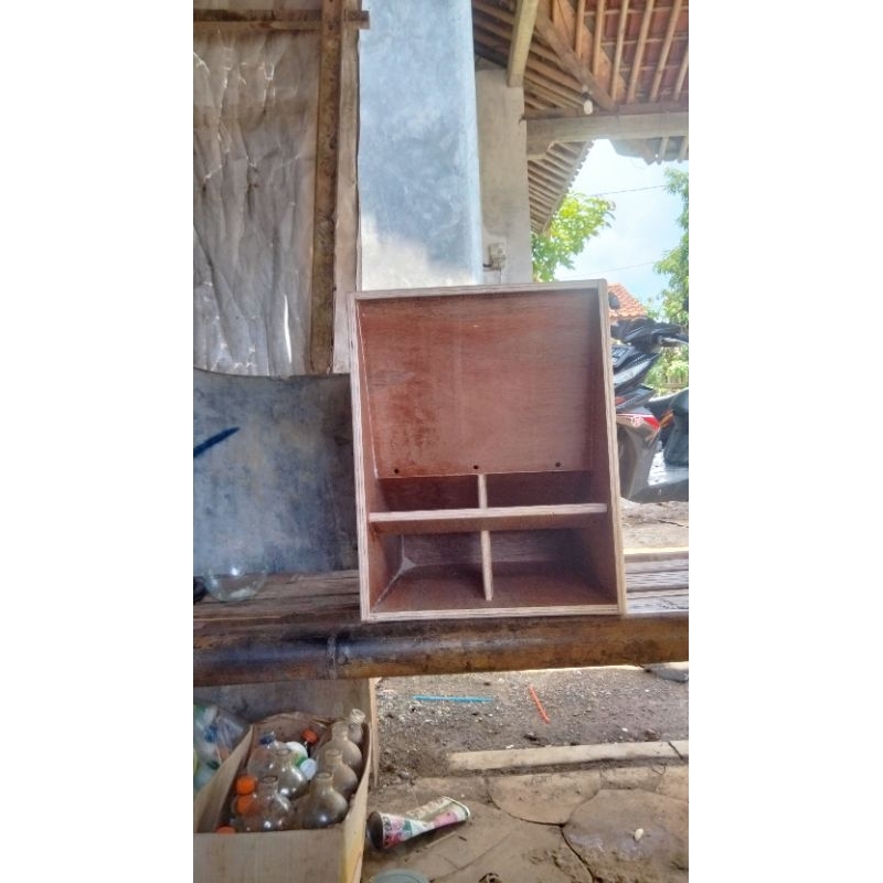 Box Speaker TURBO 12 inch SINGGEL Bahan Triplek 15mm