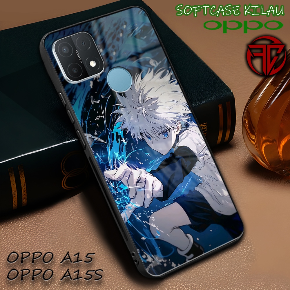 [SC18] Softcase Kilau Oppo A15 | Oppo A15s | Casing Kaca Mika | Kesing Keren Aesthetic [ Karakter Ki