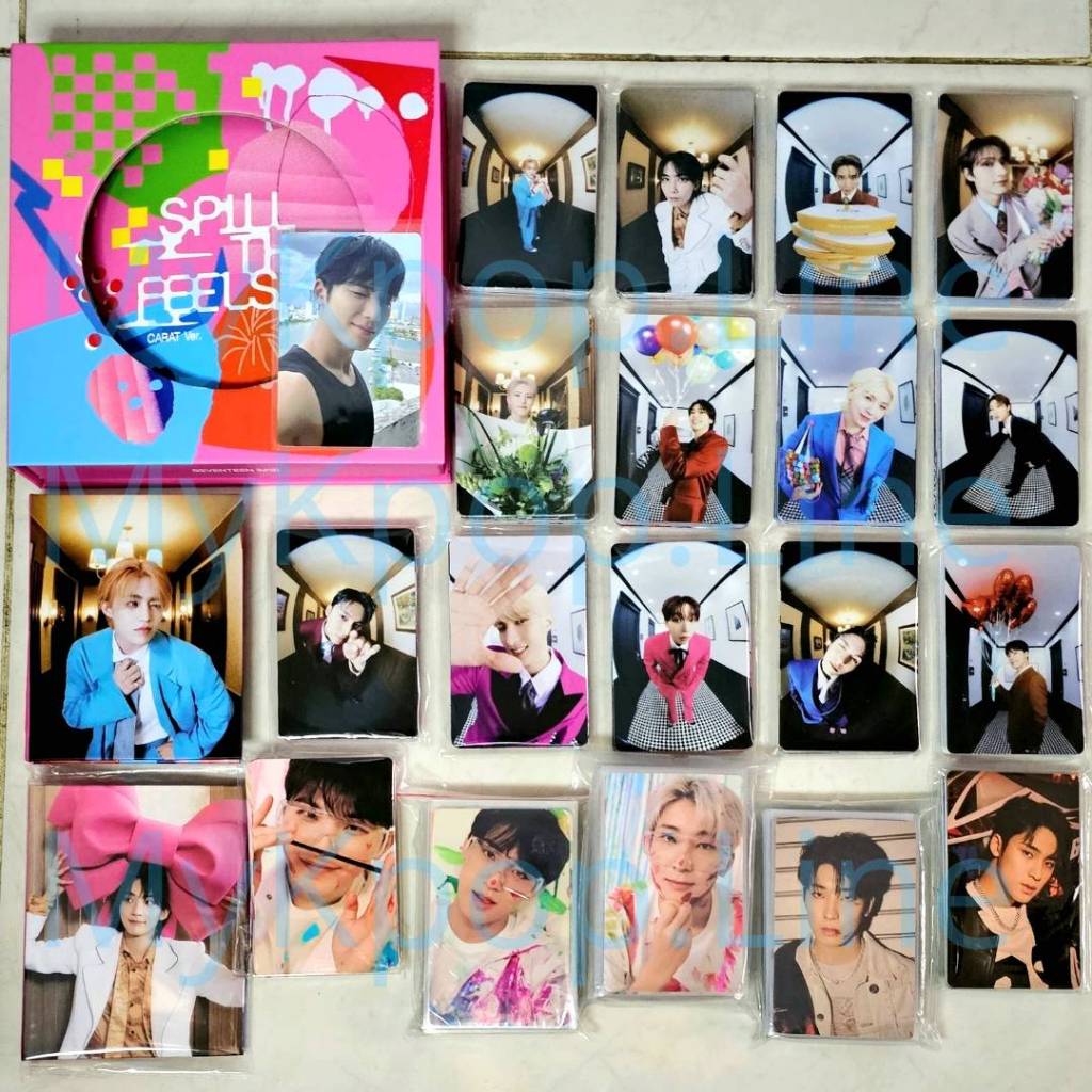 Binder Booklet Seventeen STF Attacca FTS FML Album Carver Binbook Spill The Feels Face The Sun Photo