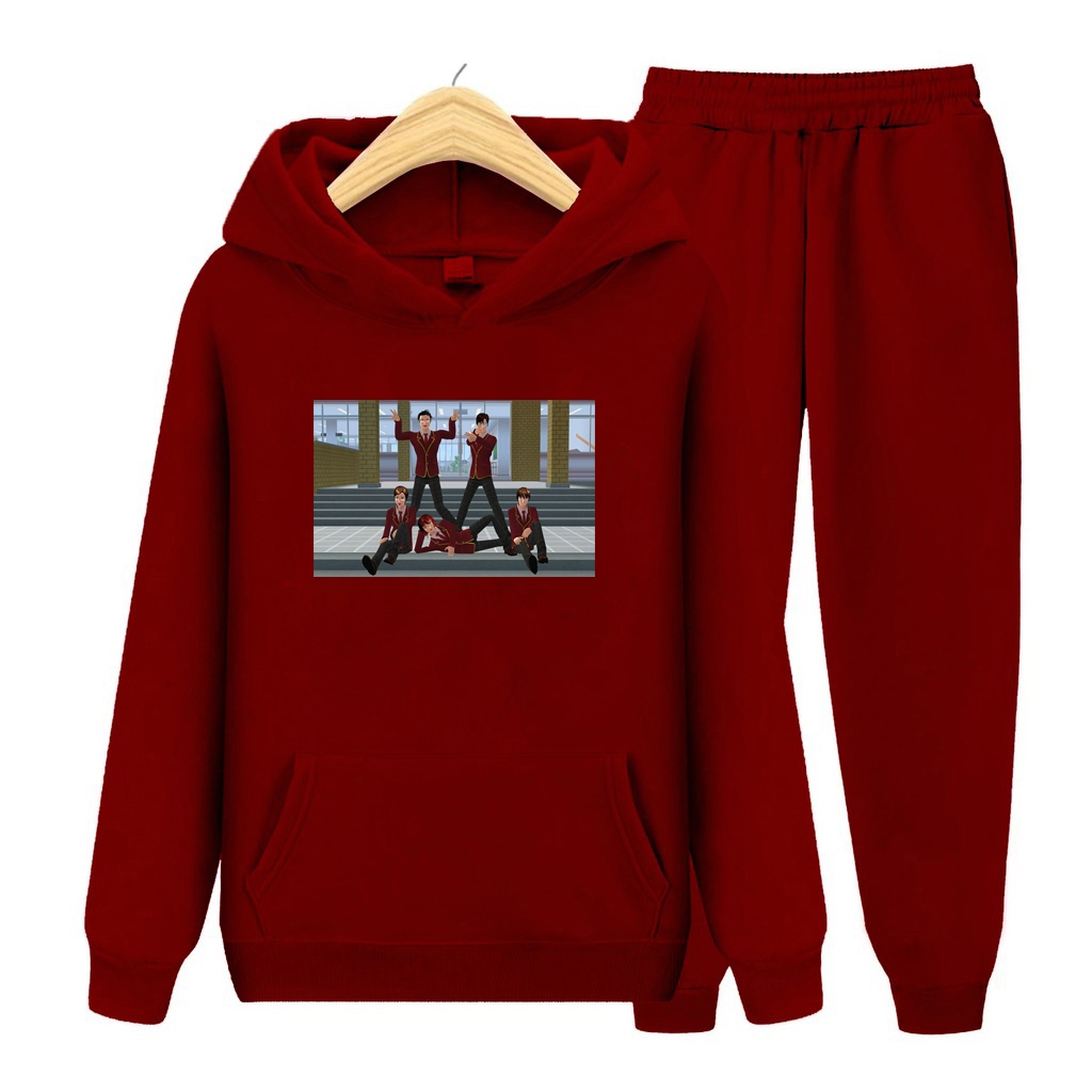 setelan sweater anak perempuan sakura simulator school / setelan sweater anak laki laki / setelan sw