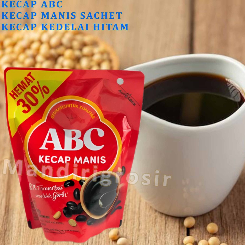 

Kecap Manis Sachet * Kecap ABC * Kecap Kedelai Hitam * 300gr