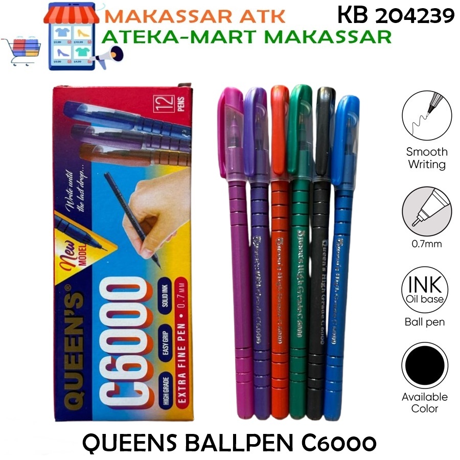

[BOX/12PCS] FASTER QUEEN’S PEN C6000 HTM