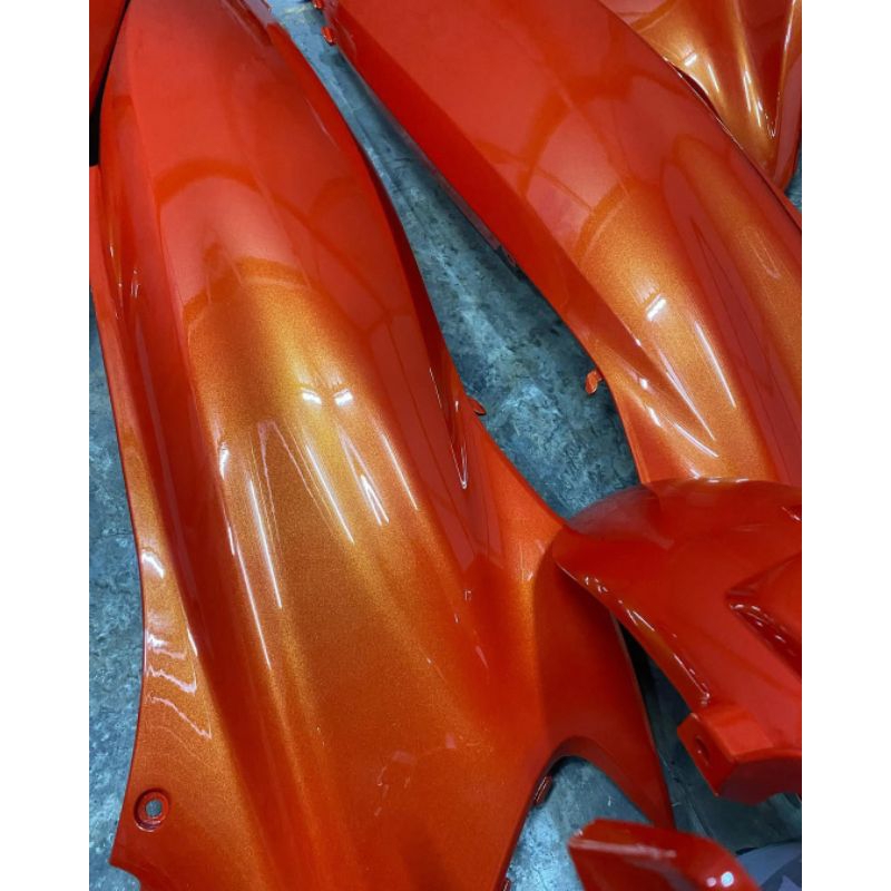 cat orange sankis metalik gold PU cat motor dan mobil berkualitas